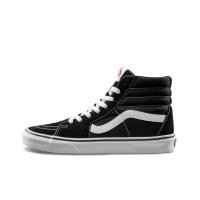 ราคา Vans SK8 Hi classic black and white black and blue stitching high top casual release sneakers for men and women (16080932921)