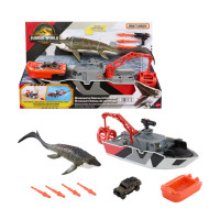 ราคา Jurassic World Rebirth Mosasaurus Rescue Action Boat Playset จูราสสิคเวิลด์ ชุดเรือกู้ภัยโมซาซอรัส JGG61 (24642311333)