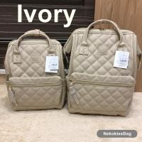 ราคา Nekokissbag Anello แท้100 PU Leather Quilting Backpack กระเป๋าเป้สะพายหลัง อเนลโล Mini Classic Size รุ่นหนังพียูลายตาราง (14182681999)