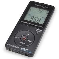 ราคา ZAER Radio Aircraft Band Receiver FM AM AIR Radio World Band with LCD Display Lock Button Pocket Radio with Earphone (24646099874)