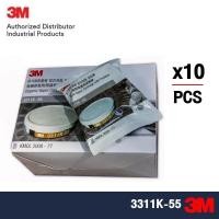 ราคา 3M 10ชิ้น ตลับกรองไอระเหย 3311K 55 ORGANIC VAPORCATRIDGE WITH PRE FILTER 55cc (378915279)