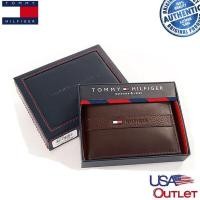 ราคา Tommy Hilfiger กระเป๋าสตางค์หนังป้ายผู้ชาย0091 5673 02สีน้ำตาล (5523590125)