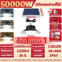 ราคา ไฟโซล่าเซลล์ ไฟโซล่าเซลล์ติดเพดาน 45000W ไฟโซล่าเซล โคมไฟโซล่าเซลล์ติดเพดาน ทนฝน แสงสีขาว เหลือง อุ่น ติดผนังได้ พร้อมรีโมท (24718427538)