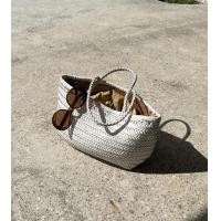 ราคา กระเป๋าถือผู้หญิงแบบสะพายไหล่ข้างเดียวทอผ้าไนลอน กระเป๋าหนังวัวสองชั้นสไตล์เกาหลี ทรงกล่องขนาดกลาง กระเป๋าสะพายข้างสำหรับฤดูใบไม้ผลิและฤดูร้อน (24415582841)