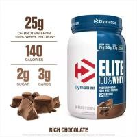 ราคา Dymatize Elite100 Whey Protein Powder 2lb เพิ่มกล้ามเนื้อ ลดไขมัน (20845576409)