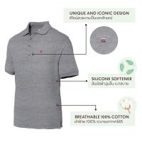 ราคา John Henry เสื้อโปโลผู้ชาย ทรงเข้ารูป รุ่น JH S625MPLSM07 สีเทา (24464795202)