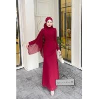 ราคา ชุดพร้อมผ้าคลุม ชุดอิสลาม เดรสออกงาน เดรสมุสลิม รุ่นเคธี่ ชุดเดรสใส่ไปงานแต่ง เนื้อผ้าชีฟอง เดรสธีมเพื่อนเจ้าสาว (23406551584)