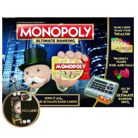 ราคา Game at home Monopoly Ultimate Banking English Board Game เกมเศรษฐี ใช้บัตรเครดิตแทนเงินสด (15607533281)