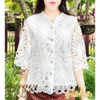 ราคา เสื้อลูกไม้ทั้งตัว ชุดออกงาน เสื้อผู้ใหญ่รูปแบบสวยหรู (24266920571)
