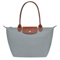 ราคา สด ผ่อน กระเป๋า Longchamp ลองฌองป์ size M long M หูยาว ไม่ปักม้า ฝาน้ำตาล Longchamp (24435720888)