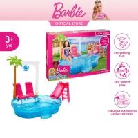 ราคา Barbie Glam Pool dolls not included บาร์บี้ เซ็ท สระว่ายน้ำ ไม่รวมตุ๊กตา DGW22 (19086970665)