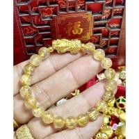 ราคา กำไลข้อมือปี่เซียะไหมทองเกรดA ทองแท้99 99 น้ำหนัก0 1 0 5กรัม ส่งพร้อมกล่องแดง ใบรับประกันสินค้า B068 (17405411702)