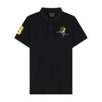 ราคา Giordano Mens Lycra Pique Embroidery Polo 01015210001 เสื้อโปโลผู้ชาย เสื้อจิออดาโน (24167344238)