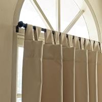 ราคา ผ้าม่านทึบแสง แบบหูกระเช้า Solstice Home ผ้า Dim Out สีพื้น พร้อมสายรวบ สั่งตัดตามขนาด ม่านหน้าต่าง (22094429718)