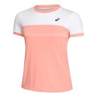 ราคา Asics เสื้อเทนนิสเด็กผู้หญิง Girls Tennis SS Top Guava Brilliant White 2044A039 701 (18422499113)