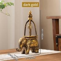 ราคา ตุ๊กตาไม้ช้าง แกะสลักไม้ ช้างซุ้มกระดิ่ง ช้างกระดิ่ง กระดิ่งบนฐาน ช้างมงคลติดแผ่นทอง ทำสีเก่าย้อนยุค ของตกแต่ง มี2สีให้เลือก (22093115928)