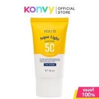 ราคา Verite Aqua Light Multi Protection Sunscreen SPF50 PA 15ml เวอริเต้ ครีมกันแดดสำหรับผิวหน้า (24367706360)