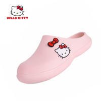 ราคา Hello Kitty พร้อมส่ง รองเท้าเสริมส้น รองเท้าเปิดส้น นุ่มเบา สวมใส่สบายเท้า แบรนด์คิตตี้ รุ่นKTP 040 (25070558057)