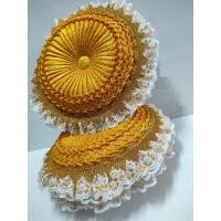 ราคา หมอนฟักทองแต่งลูกไม้สวยๆ ขนาด 10 นิ้ว และขนาด 12 นิ้ว งานฝีมือเย็บอย่างมีคุณภาพ (21230320346)