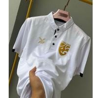 ราคา ฟุตบอลทีมชาติเสื้อโปรโล ชาย เสื้อกีฬาชาย เสื้อหลวมขนาดใหญ่ชายเสื้อทีมฟุตบอลไทยชุดเบอร์ 10 เสื้อกีฬาคอวีแขนสั้นผู้ชายระบายอากาศได้ (24969533135)