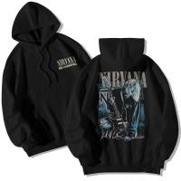 ราคา New เสื้อแจ็คเก็ตเสื้อกันหนาว Hoodie ผู้ชายผู้หญิงจัมโบ้ Oversize Band Nirvana ขนแกะวัสดุ 240 ขนาด M 3XL (23041981909)