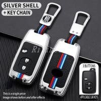 ราคา เคสกุญแจรถยนต์ทำจากโลหะผสมสังกะสีกระเป๋าสำหรับ Toyota Land Cruiser Prado 150 Camry Prius Crown (11821884212)