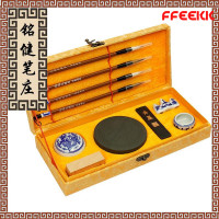 ราคา FFEEKK ชุดแปรงเขียนพู่กันจีนแบบดั้งเดิมการเขียนพู่กันหมึกการประดิษฐ์ตัวอักษรแบบอย่างหนังสือจีนของขวัญมืออาชีพสำหรับผู้เริ่มต้น ชุดพู่กันจีน รวมถึงการเขียนแปรงและอุปกรณ์เสริมทั้งหมดbrush set Including 