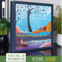 ราคา อัลบั้มรูป แบบสอด 500รูป ขนาด 4x6 4R 5 ช่อง ใส่รูป จุได้ 500 รูป อัลบั้มรูป โปสการ์ด (24748096903)