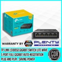 ราคา SWITCH HUB สวิตซ์ฮับ TP LINK LS1005G 5 Port Gigabit 10 100 1000Mbps Desktop Switch รับประกันตลอดอายุการใช้งาน (21510577276)