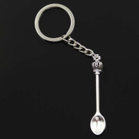 ราคา Alice Crown Mini Spoon Jewelry Keychain Classical Crown Shape Necklace Bag Pendant Small Gift SYY (23209963750)