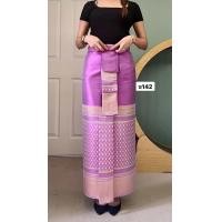 ราคา ผ้าถุงสำเร็จ หน้านาง ออกงานทรงสวย เอวป้าย แถมตะขอ2ชุด ไม่อัดซับกาว (23100066180)