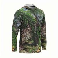 ราคา ชุดแบบมีฮู๊ดตกปลาพิมพ์ลาย3D ของในฤดูใบไม้ร่วงผู้ชายทำจากผ้าใยละเอียดสะดวกสบายและระบายอากาศเสื้อแขนยาวมือหนึ่งขนาด S 5XL (24962483287)
