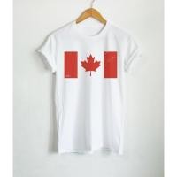 ราคา จัดส่งทันที เสื้อยืดลาย ธงชาติแคนาดา Canada Flag เสื้อยืดสกรีน เสื้อสกรีน แขนสั้น คอกลมS 5XLใส่ทั้งชายและหญิง ฝ้าย (24624644407)