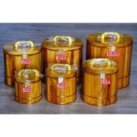 ราคา กระปุกออมสิน ขนาด 8910 นิ้ว ออมสินไม้สัก ออมสินถัง กระปุกออมสินไม้สัก (22019471318)