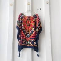 ราคา เสื้อปีกชายเท่ากัน สไตล์โบฮีเมียน ฟรีไซค์ สาวผอม อวบ อ้วนใส่ได้ มี60ลาย ผ้าเนื้อดีใส่สบาย (24070676602)