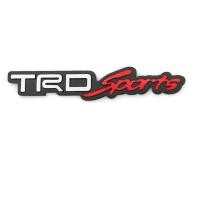 ราคา 1ชิ้นสำหรับ Trd toyota TRD Sportivo สติกเกอร์รถโลหะโลโก้อลูมิเนียมสัญลักษณ์รูปลอกฝาหน้าฝาหลังกระโปรงรถสำหรับโตโยต้า Vios Hilux Innova Fortuner Wigo Hiace Rush Avanza Alphaltis Wish Camry Car Accessori