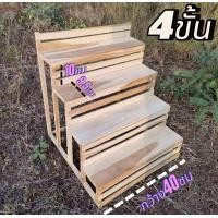 ราคา ชั้นขั้นบันได ชั้นไม้สัก ขั้นบันไดไม้สัก ทาสีขาว ฟ้า น้ำตาล ชั้นวางต้นไม้ ชั้นวางโหลปลากัดเล็ก ชั้นวางสินค้า ชั้นวางกระถางต้นแคนตัส า (24623395395)