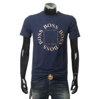 ราคา Cotton shirt Hugo Boss Green Label Original เสื้อยืดลําลองสําหรับผู้ชายแขนสั้นคอก ลม (17961683939)