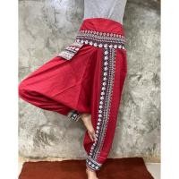 ราคา AVL กางเกงม้ง กางเกงอินทร กางเกงผ้าไทย กางกางใส่เล่น ใส่ได้ทั้งชายและหญิง (20930976252)