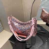 ราคา PIYU กระเป๋าประดับด้วยเลื่อมแฟชั่นกระเป๋าถือฟรุ้งฟริ้งเฉพาะกลุ่มความจุขนาดใหญ่ลำลองกระเป๋าสะพายไหล่ (23928817101)