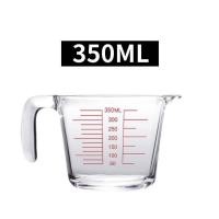 ราคา ถ้วยตวง ถ้วยตวงกาแฟ 350ml 500ml 1000ml ถ้วยตวง ถ้วยตวงแก้วมีหูจับ แก้วใส ทนทาน ทนความร้อน ไม่มีฝาปิด (24997693634)