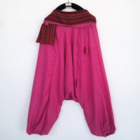 ราคา กางเกงชาวเขา กางเกงม้ง เป้ายาน สะโพกใหญ่ ใส่ได้ทั้งชายหญิง (24893708881)