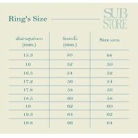ราคา Substore th loop ring แหวนห่วง silver 925 แหวนเงินแท้ handmade (20728499595)
