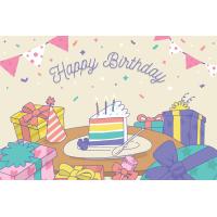 ราคา มี3ไซส์ ส่งจากไทย ฉากผ้าแต่งห้อง ลายวันเกิด HBD Happy Birthday ฉากถ่ายรูป ฉากหลัง งานวันเกิด ฉลองวันเด็ก วันเกิดลูก (11225066499)