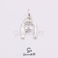 ราคา จี้ตัวอักษรไทย ก ข ค เงินแท้ 92 5 สำหรับสร้อยคอ สร้อยข้อมือ จี้เงินแท้อักษรไทย (18403148280)