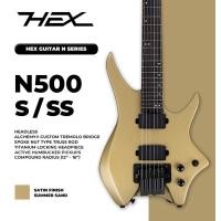 ราคา Korea Brand Hex N500 Headless กีตาร์หัวตัด กีตาร์ไฟฟ้า หัวตัด แถมกระเป๋า Deluxe ประกัน 1 ปี (25386670014)