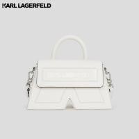ราคา KARL LAGERFELD IKON K SMALL LEATHER CROSSBODY BAG (22094725433)