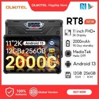 ราคา สต็อกท้องถิ่น OUKITEL แท็บเล็ต RT8 11 2K 12GB 256GB แบตเตอรี่20000MAh 48MP G99 MTK 48MP 5MP IP68นาโน Android13 OTG NFC แท็บเล็ตที่ทนทาน (25356783153)