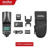 ราคา Godox V1 Pro Speedlight TTL HSS 1 8000s Li ion Battery Speedlite Flash for Canon Sony Nikon Fujifilm Olympus Camera In Stock (21615390866)