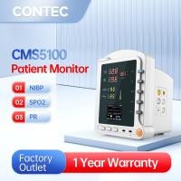 ราคา CONTEC CMS5100 4 parameter ICU Vital Signs Monitor Patient Monitor NIBP SPO2 PR (20252656478)